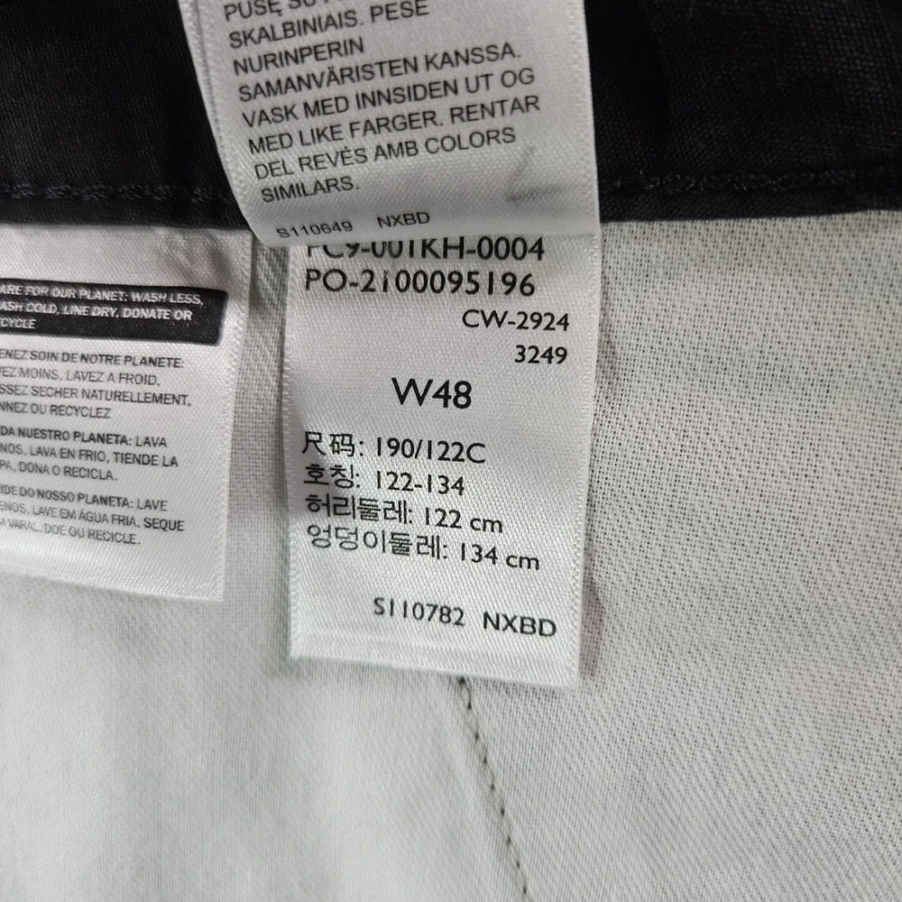 Levis Mens‎ Carrier Cargo Shorts Black Cotton Loose Fit Size 48 NEW NWT